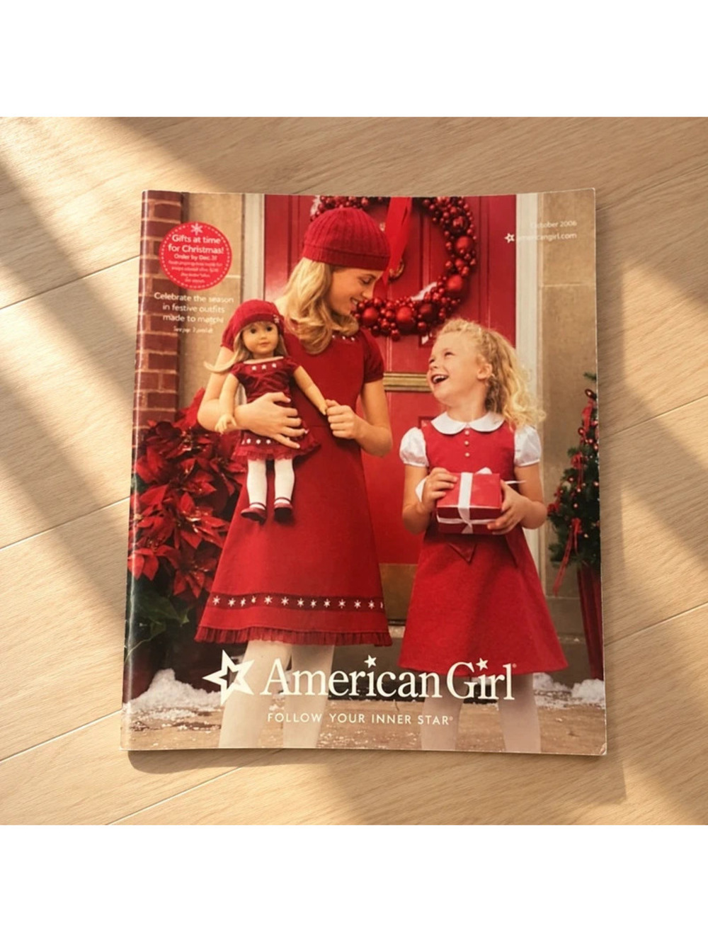 Vintage American Girl October 2008 Catalog Samantha Holiday Christmas